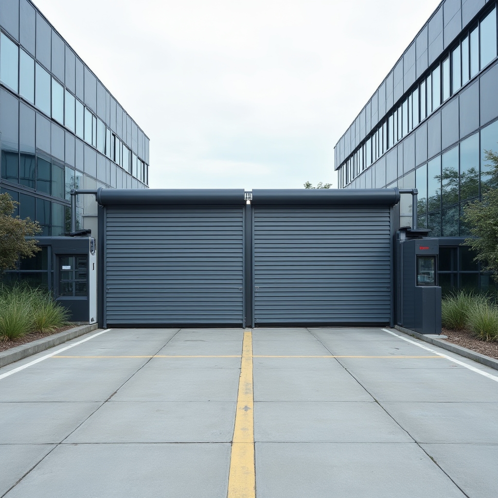 Автоматические ворота бизнес-центра