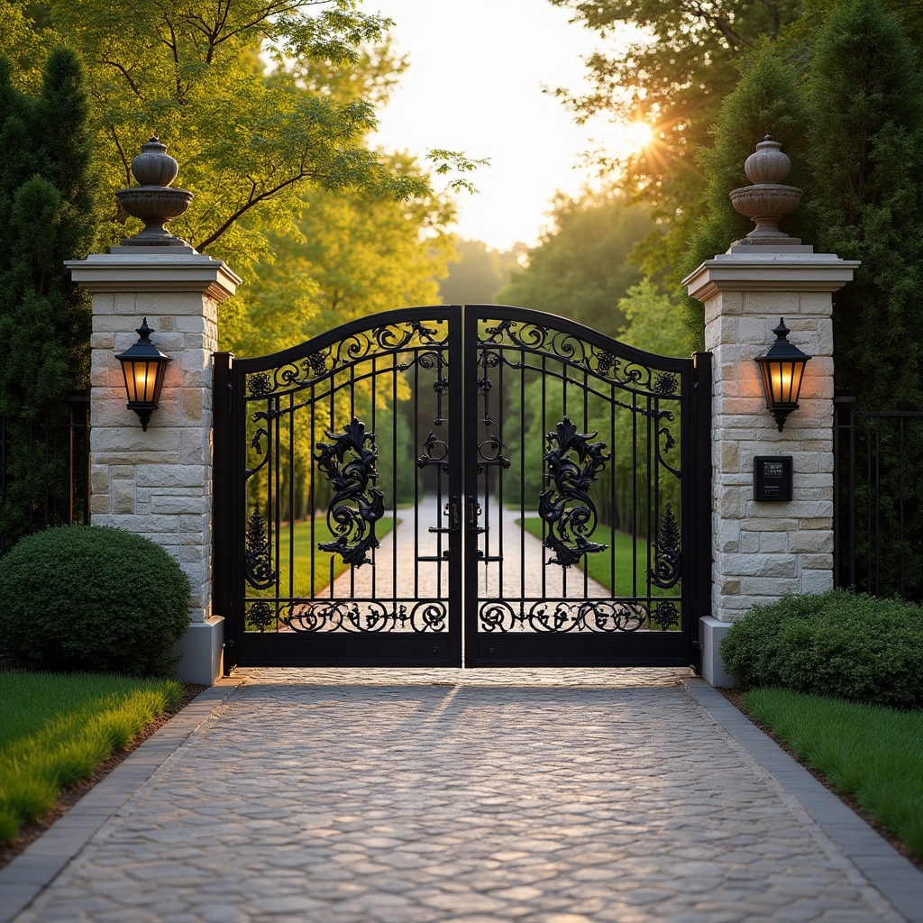 Автоматические ворота частного участка